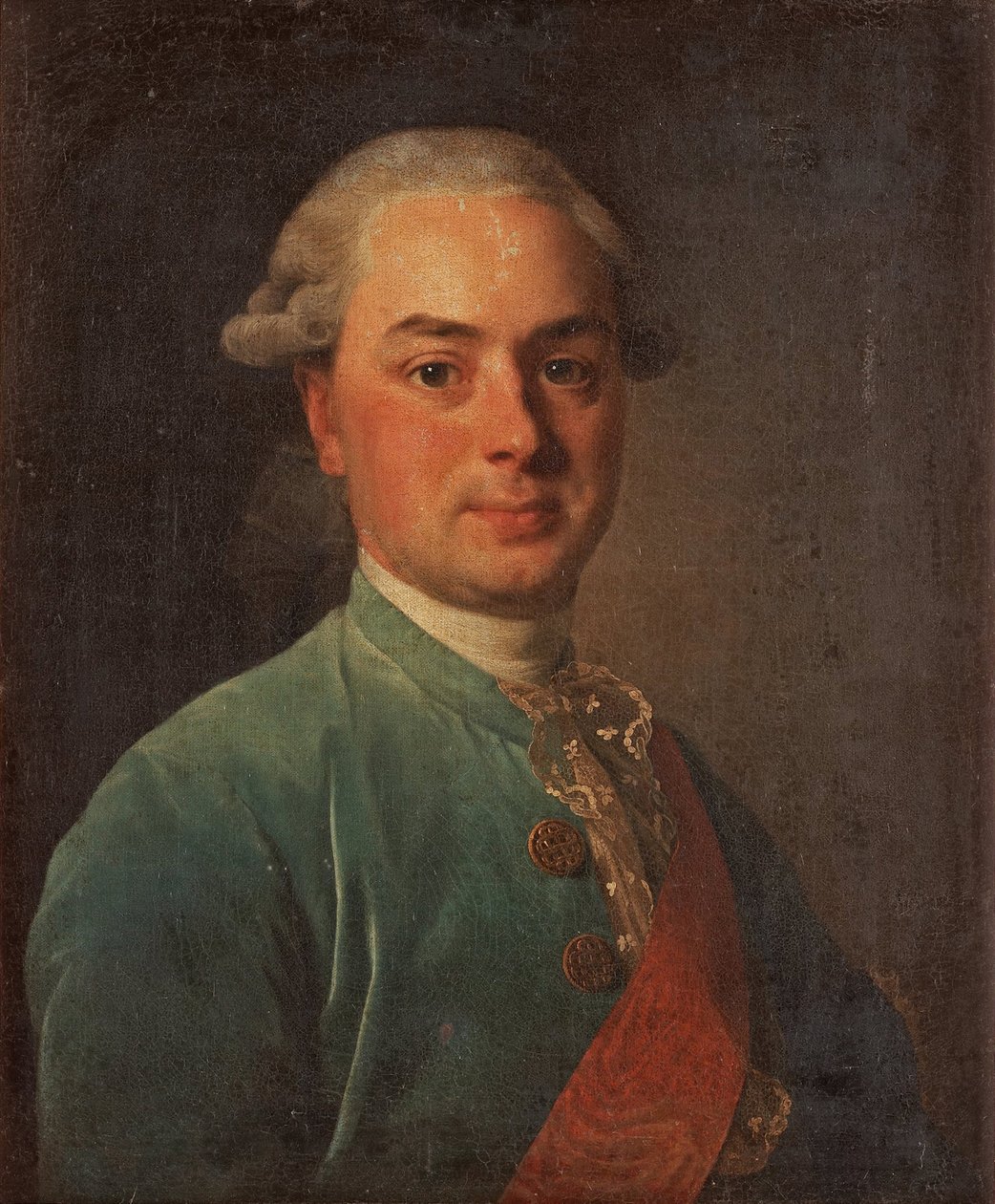 伊凡·伊万诺维奇·舒瓦洛夫伯爵的肖像1727-1797，1776年 作者 亚历山大·罗斯林