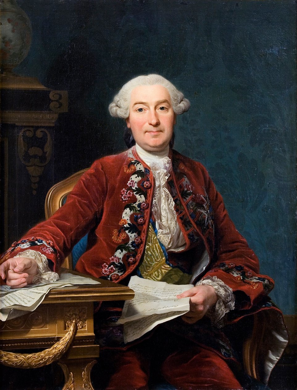 乌尔里克·谢弗（Ulrik Scheffer）1716-1799，1763 作者 亚历山大·罗斯林