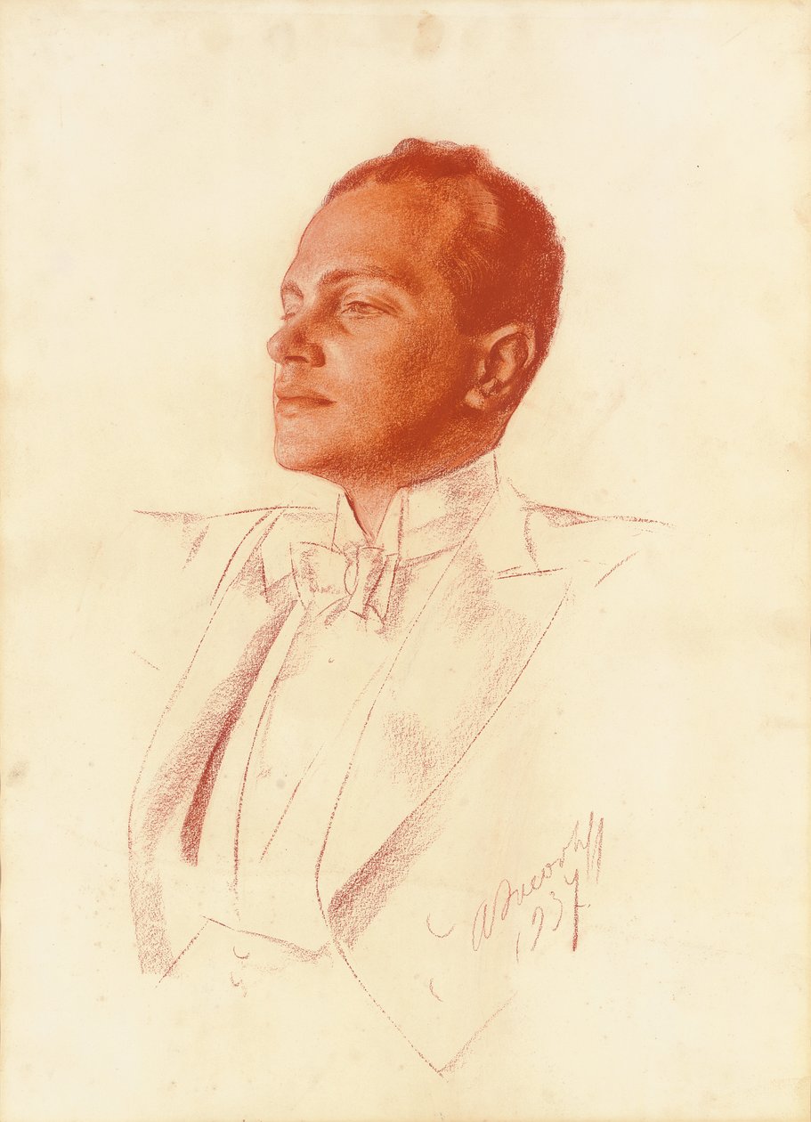 肖像，1937年 作者 亚历山大·雅科夫列夫