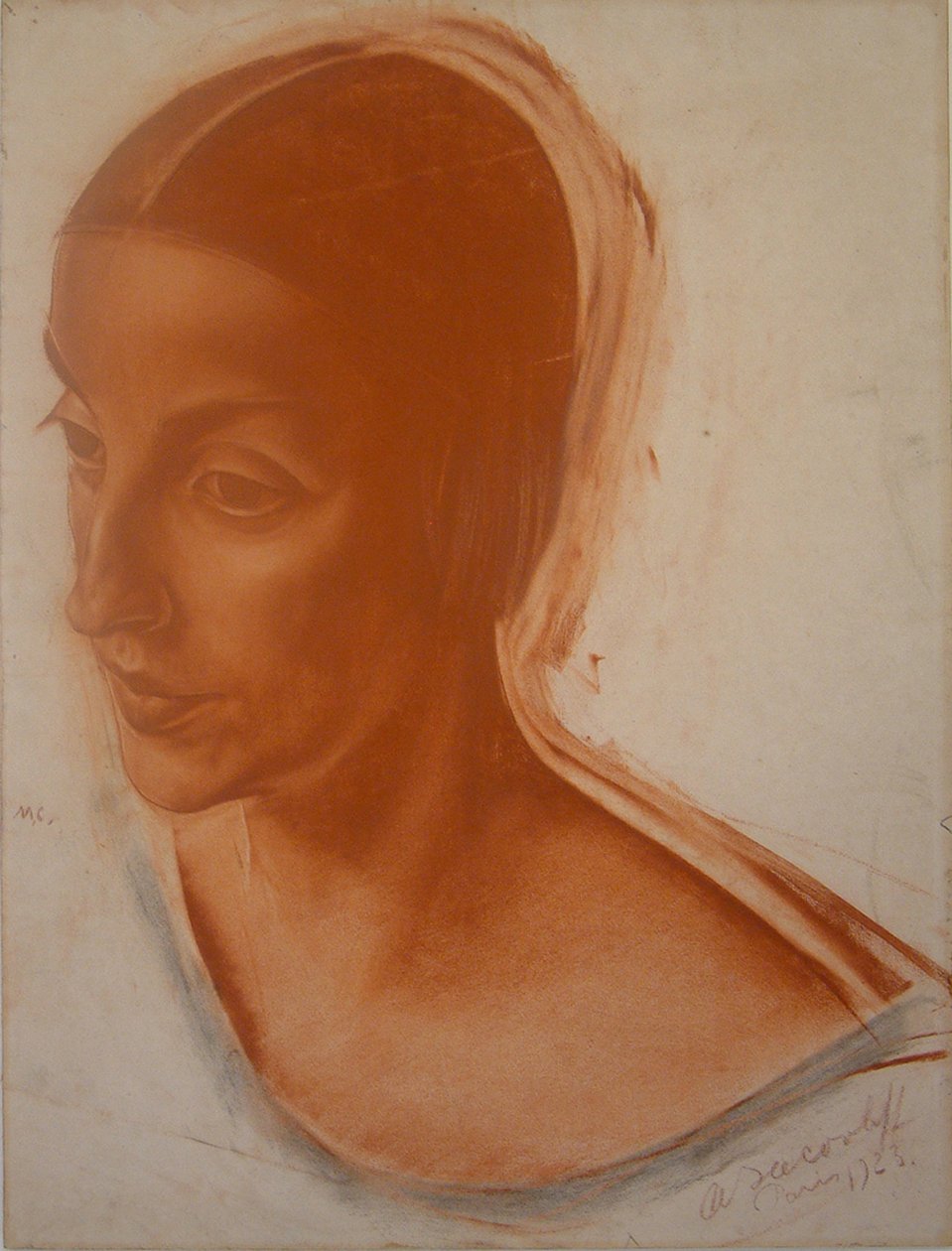 芭蕾舞女演员亚历山德拉·巴拉索娃（1887-1979，1923） 作者 亚历山大·叶夫根涅维奇·雅科夫列夫