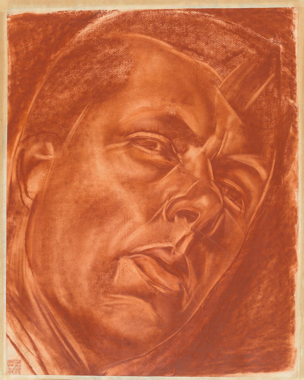 鲍里斯·格里戈里耶夫（Boris Grigoriev）的肖像1886-1939，1922年。 作者 亚历山大·叶夫根涅维奇·雅科夫列夫