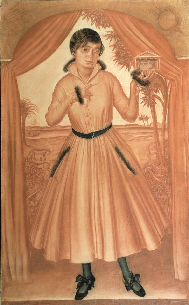 艺术家妻子的画像c。 1917年 作者 亚历山大·叶夫根涅维奇·雅科夫列夫