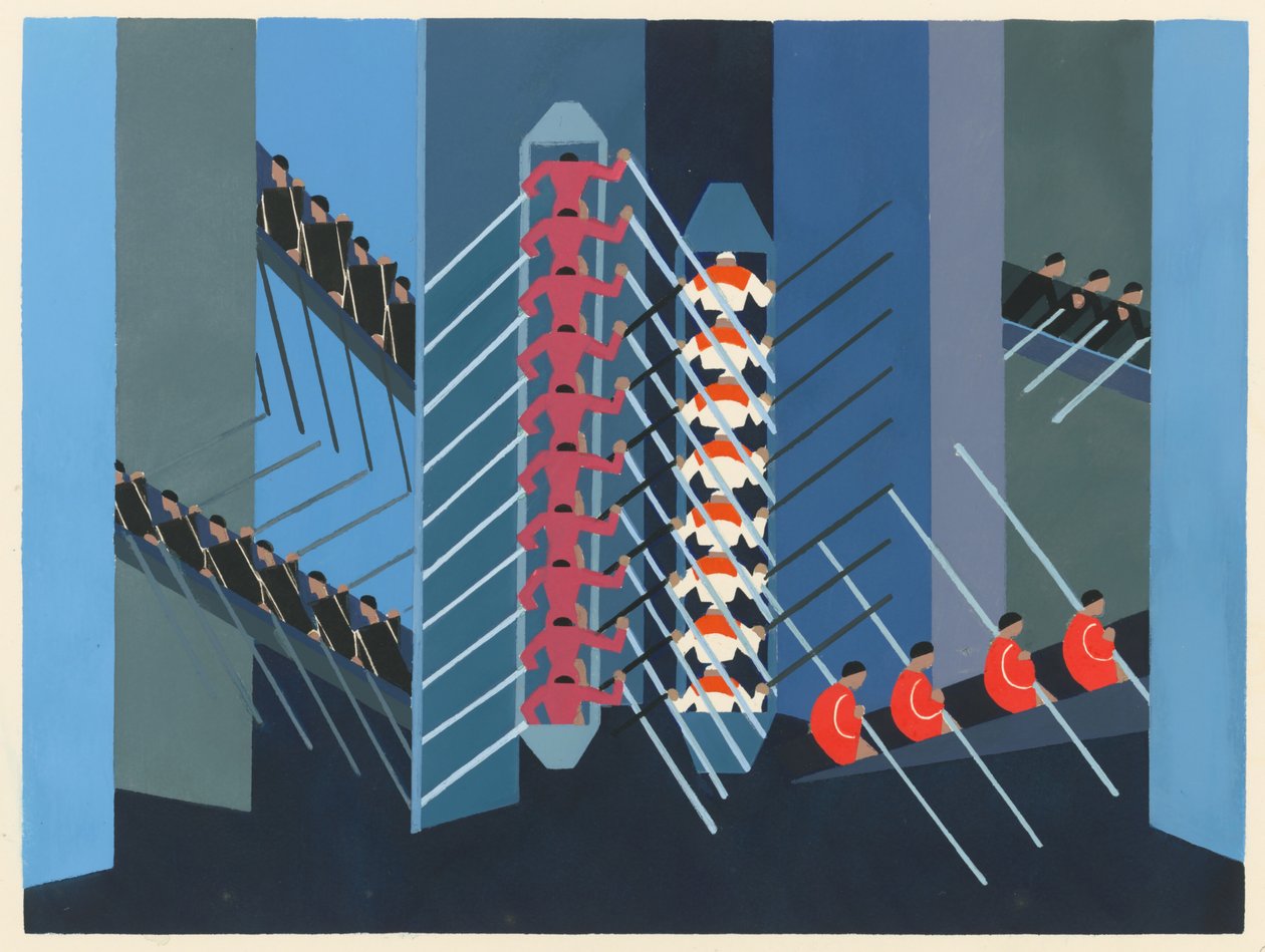 Décors de Théâtre》作品集的场景设计，1930年。 作者 亚历山德拉·亚历山德罗夫娜·埃克斯特