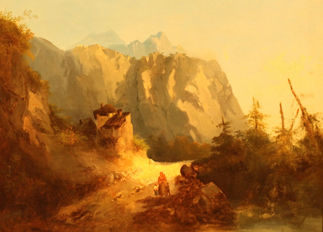 高山山景 作者 亚历山大卡拉梅