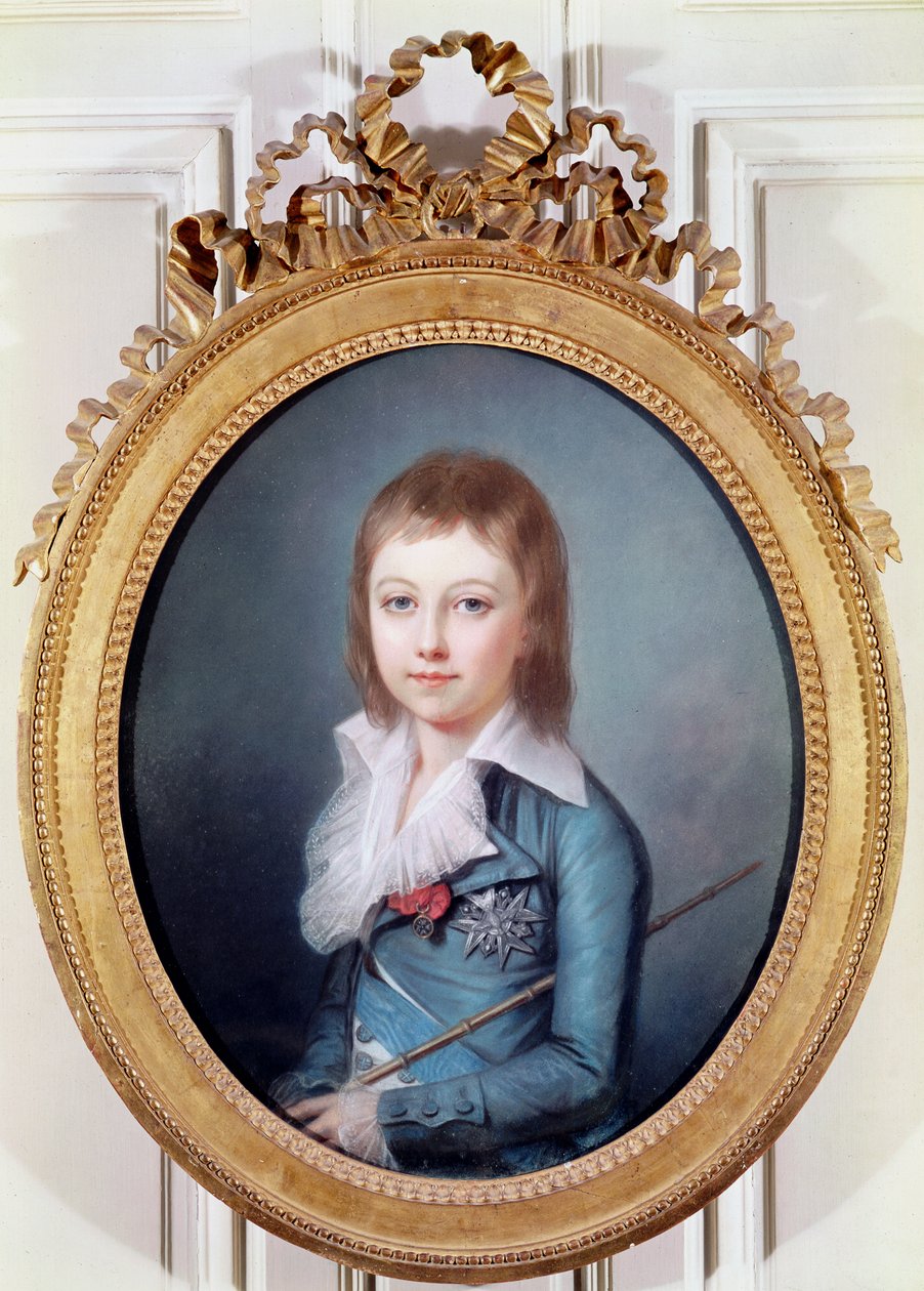 Louis-Charles（1785-95）法国国王路易十七的奖章画像 作者 亚历山大·库查尔斯基