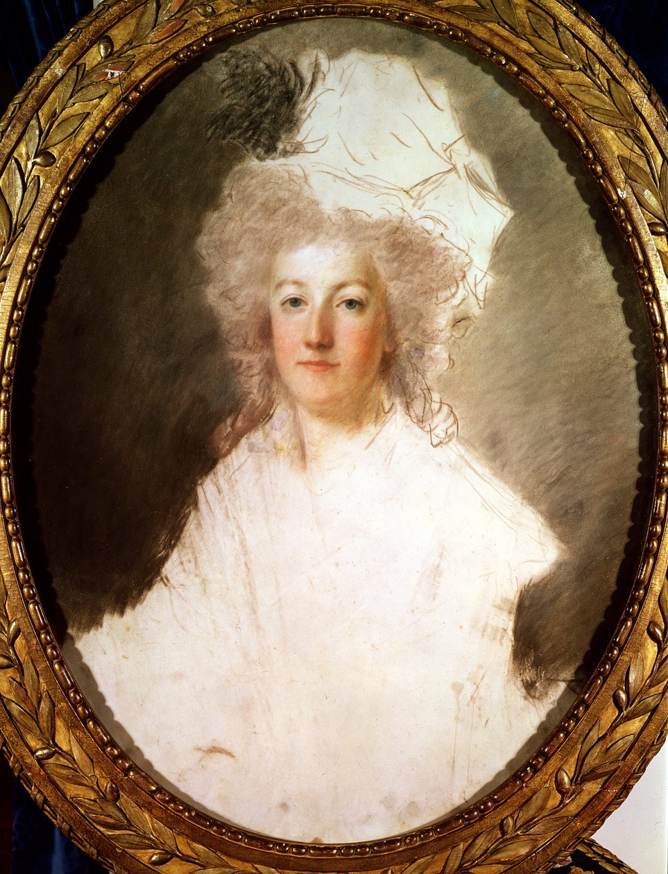 Marie-Antoinette（1774-92）1770-1819（纸上粉彩）未完成的肖像 作者 亚历山大·库查尔斯基