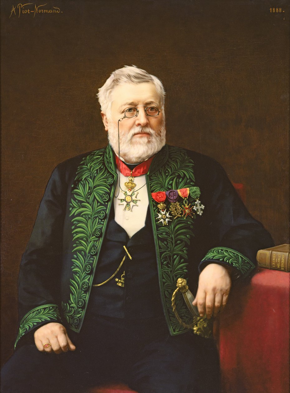 Leon Renier的肖像（1809-85）1888 作者 亚历山大·皮特·诺曼德