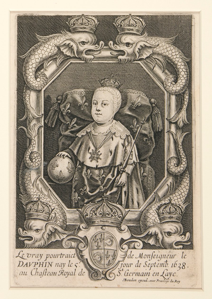 路易十四王储肖像（Le vray pourtraiet de Monseigneur le Dauphin） 作者 亚历山大·布丹
