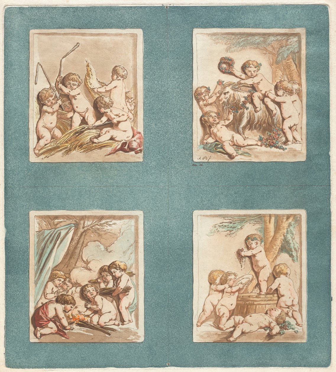 四季 作者 亚历山大·布里索（Jean Baptiste Huet），我
