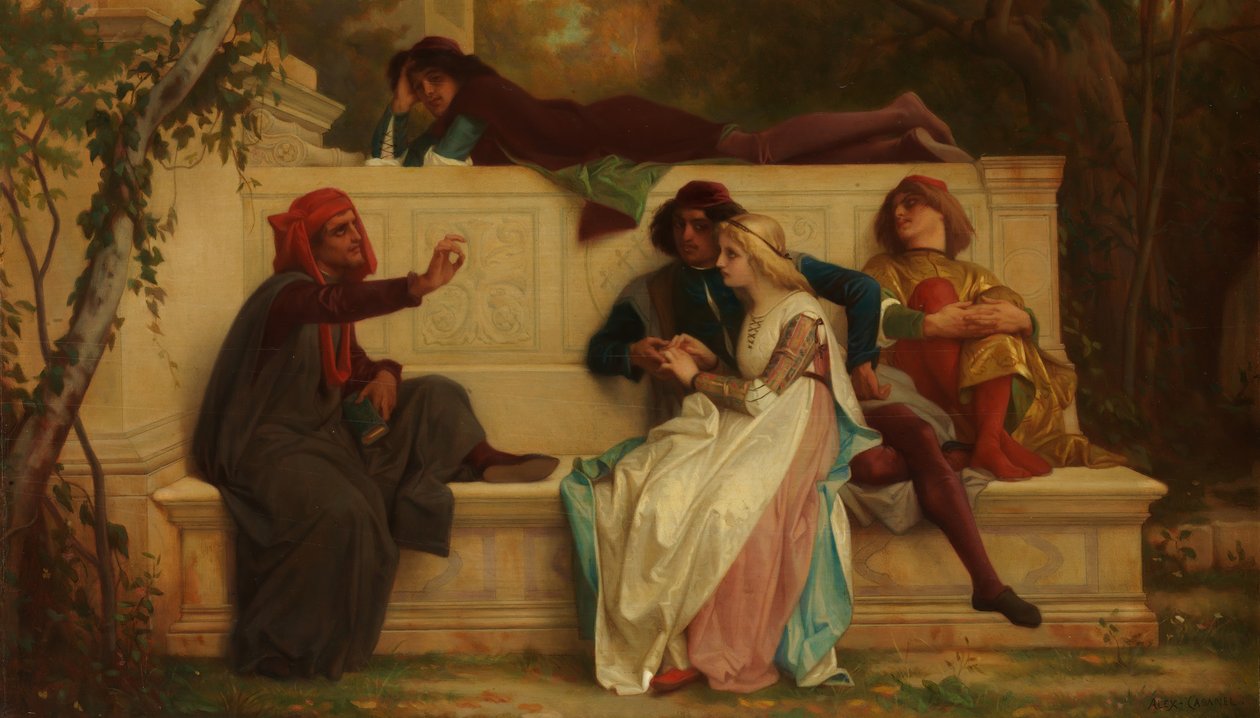 佛罗伦萨诗人，1861年。 作者 亚历山大·卡巴内尔（Alexandre Cabanel）