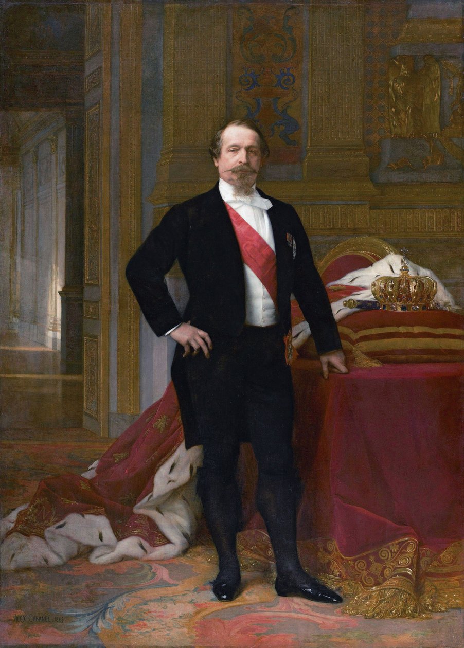 拿破仑三世 作者 亚历山大·卡巴内尔（Alexandre Cabanel）