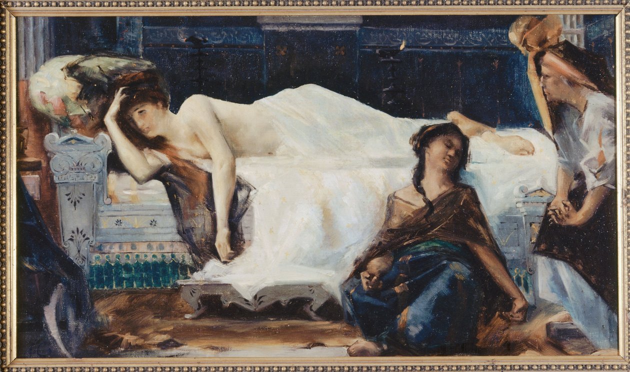 菲德拉，1880 年（油画） 作者 亚历山大·卡巴内尔（Alexandre Cabanel）