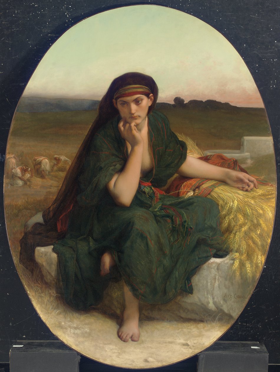 露丝从田野归来 作者 亚历山大·卡巴内尔（Alexandre Cabanel）