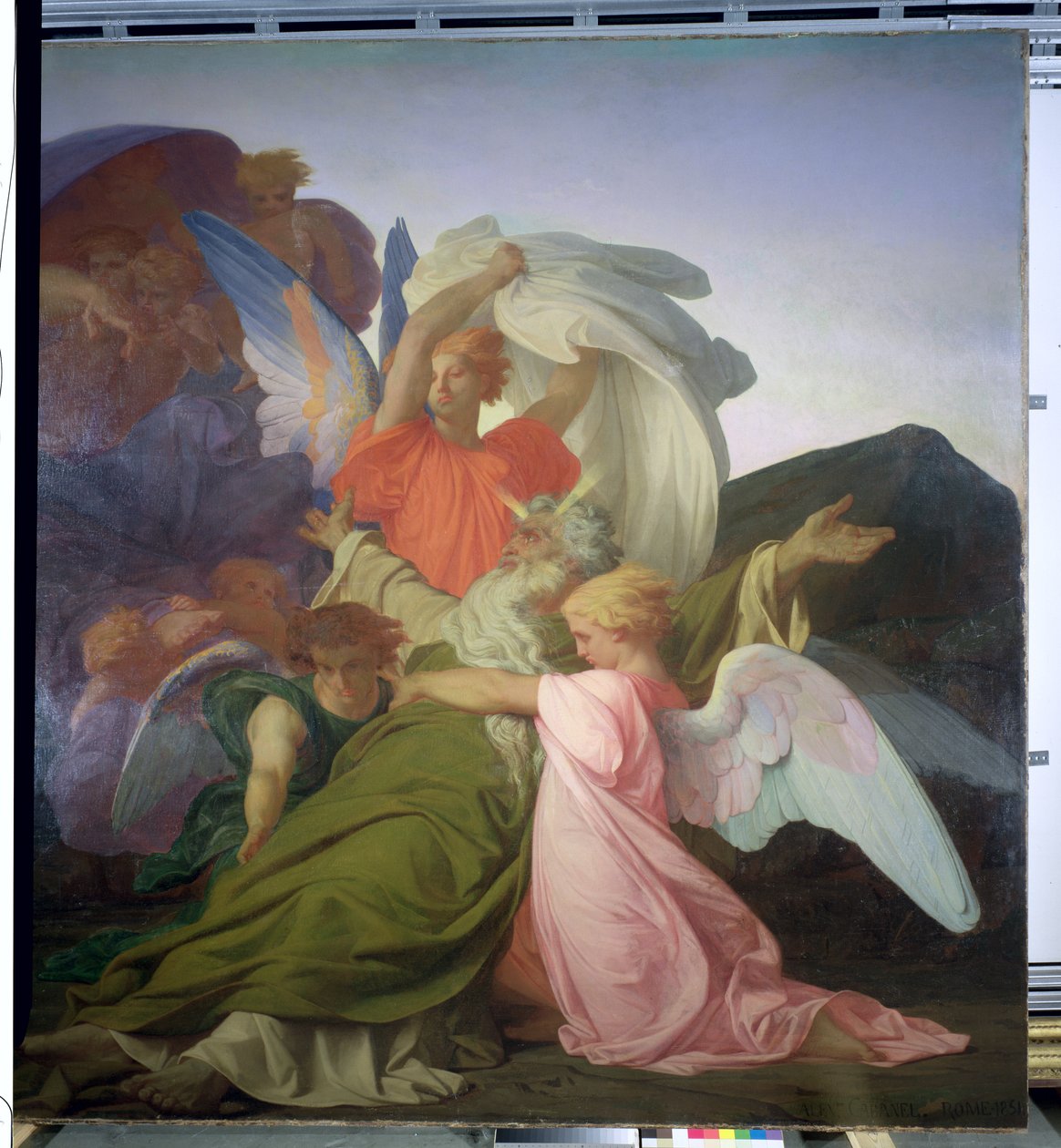 摩西之死，1851年（细节225068） 作者 亚历山大·卡巴内尔（Alexandre Cabanel）