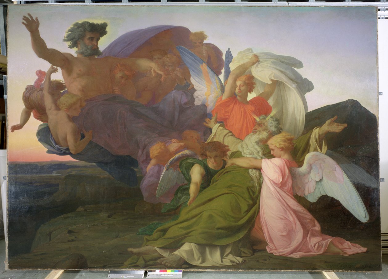 摩西之死，1851年（另见225067） 作者 亚历山大·卡巴内尔（Alexandre Cabanel）