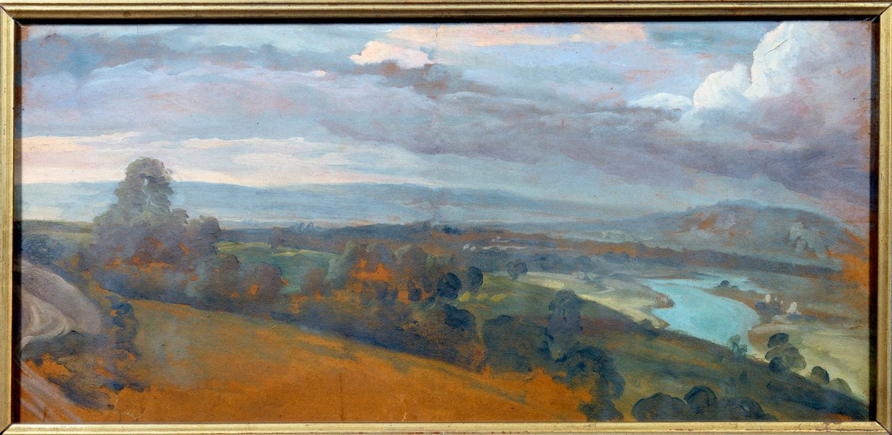 风景风景。 弗朗索瓦·德斯波特斯 (Francois Desportes) 的绘画 (1661-1743) 作者 亚历山大·弗朗索瓦·德斯波特