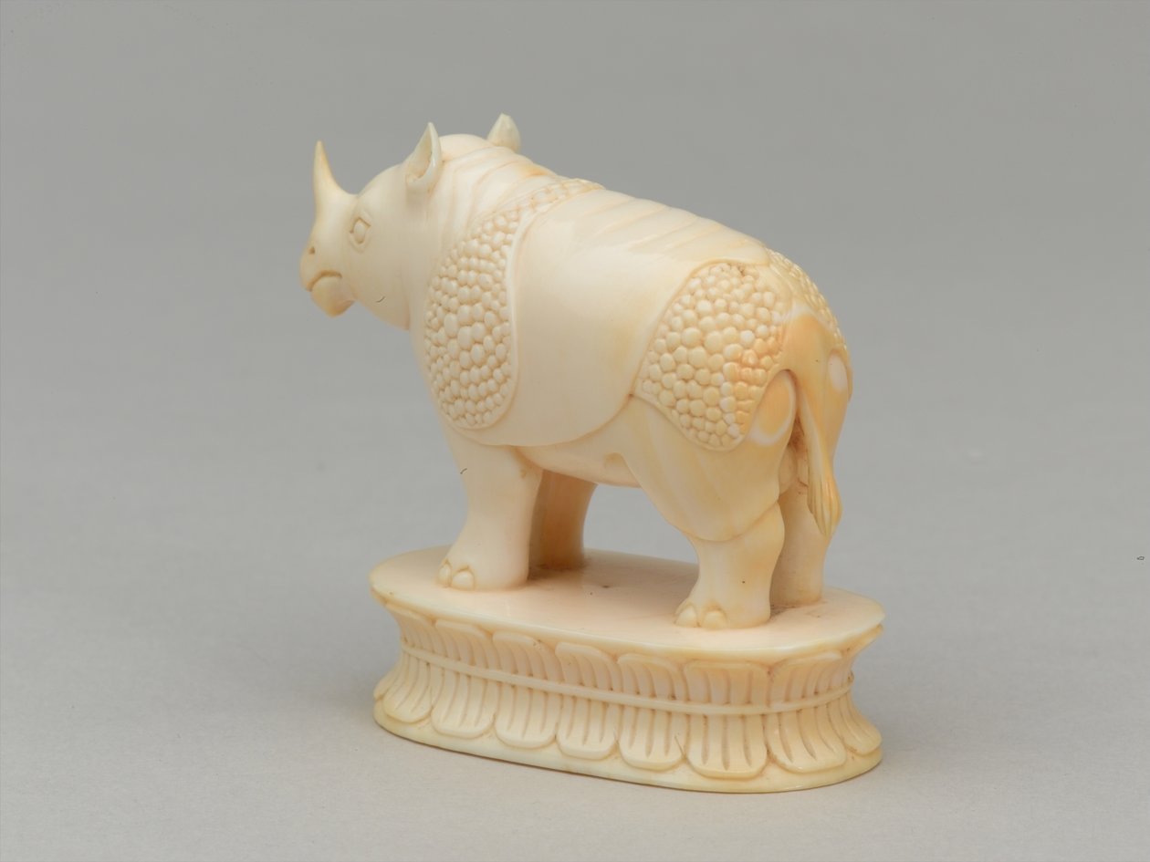 白主教，棋子，印度，约1820年 作者 亚历山大·乔斯昆