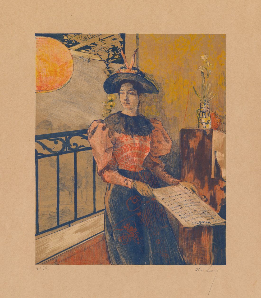 发光，1893年。 作者 亚历山大·卢诺瓦（Alexandre Lunois）