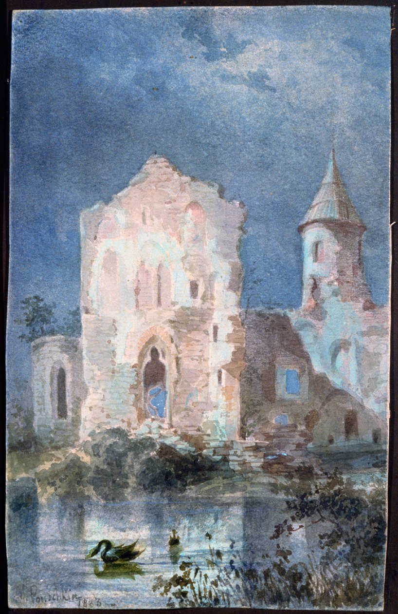 艾格的风景》，1833年 作者 亚历山大·波奇金