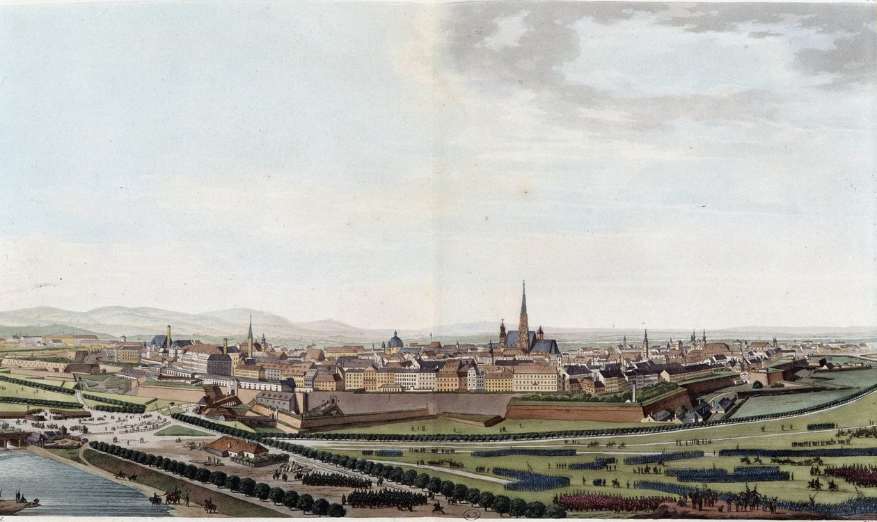 Vue generale de Vienne prise de l