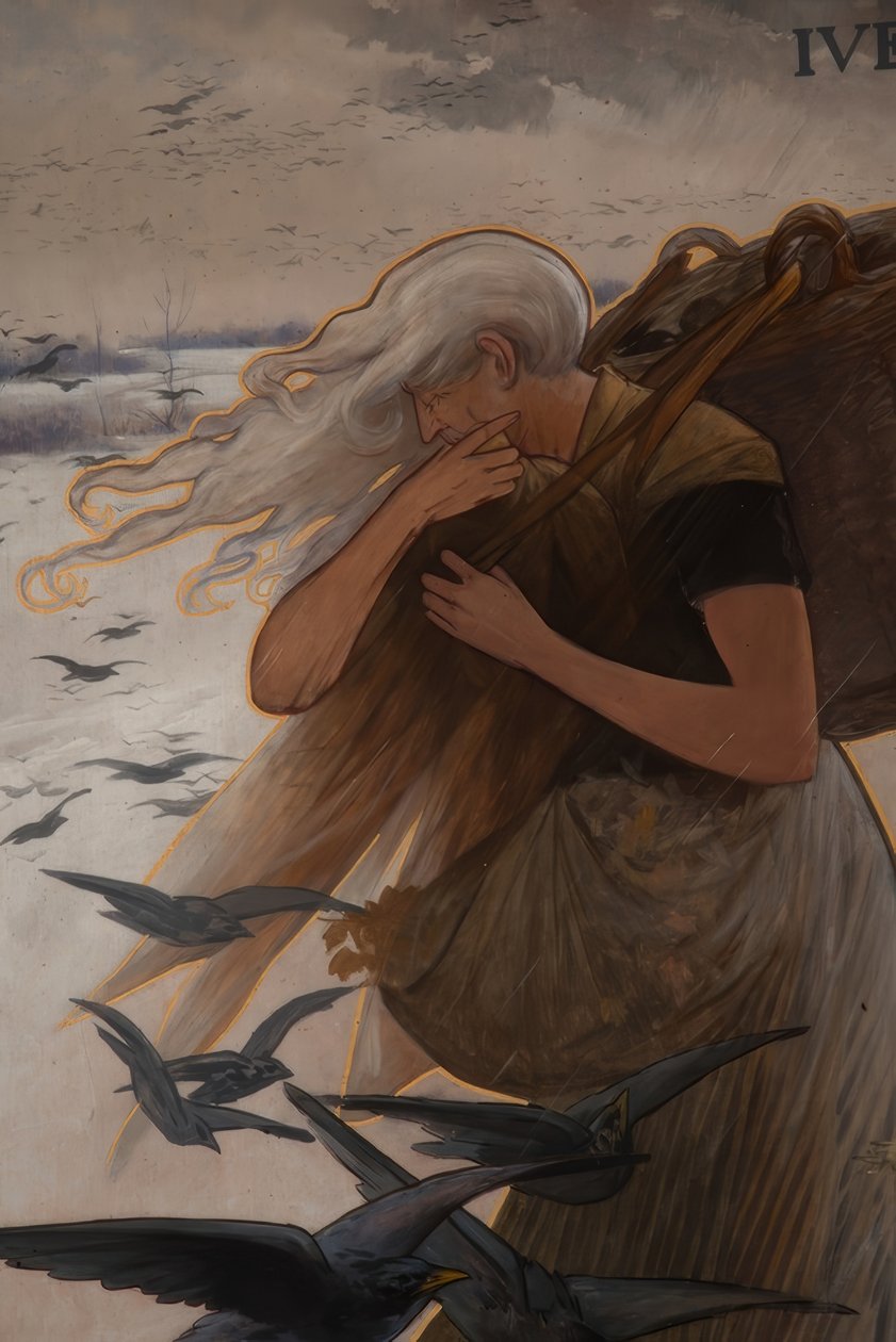 Allegory of Winter 作者 亚历山大·德·里克尔