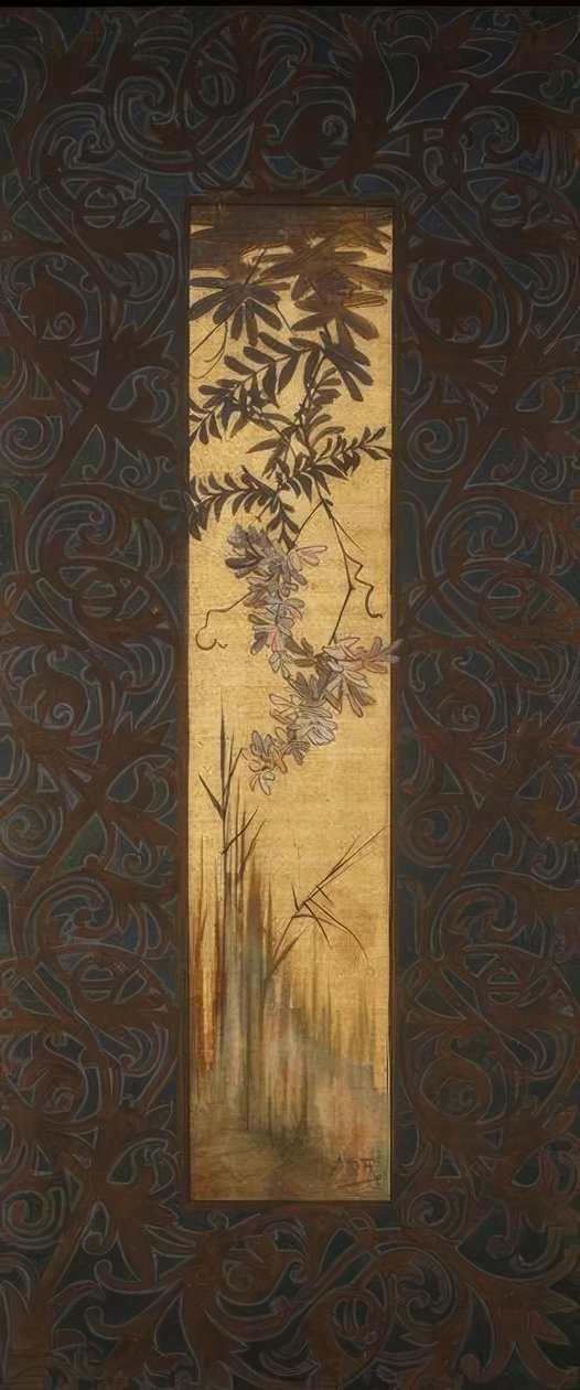 日出时有翅膀的仙女的构图 作者 亚历山大·德·里克尔