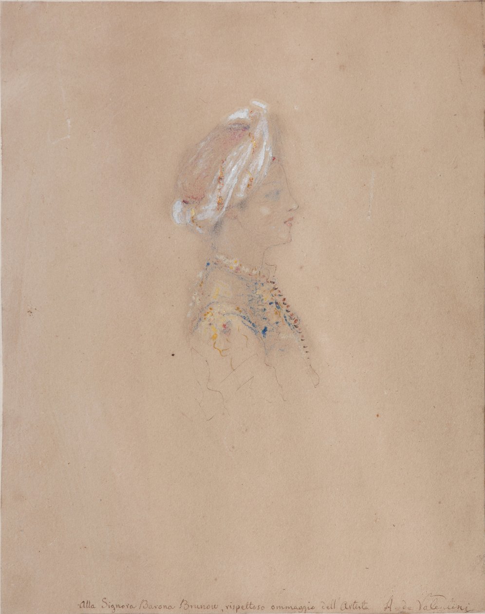 俄罗斯大公尼古拉-尼古拉耶维奇的画像 1831-1891年，1830-1840年代 作者 亚历山大·德·瓦伦蒂尼