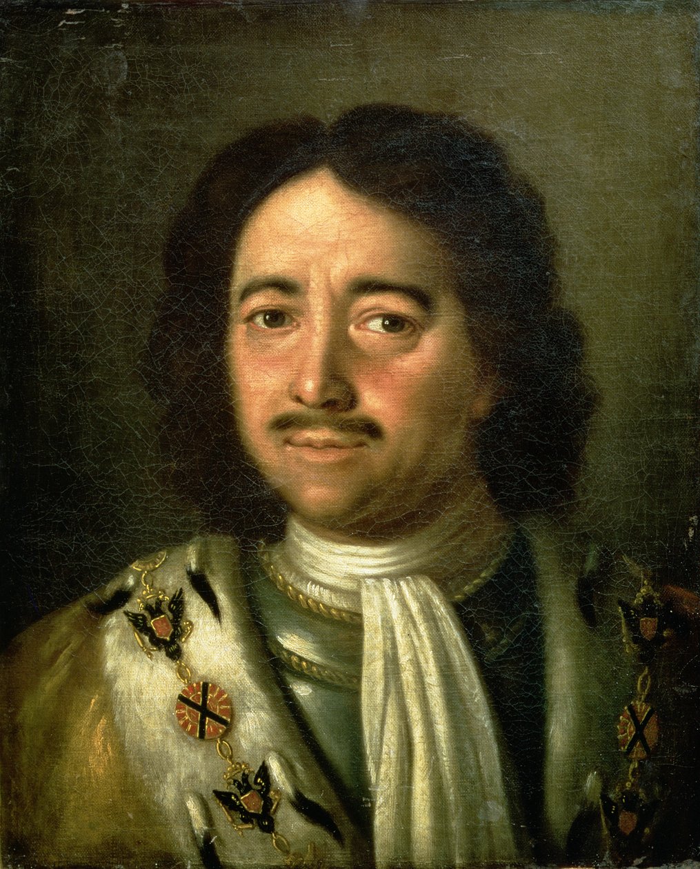 沙皇彼得一世的肖像（1672-1725）1772 作者 阿列克谢·彼得罗维奇·安特洛托夫