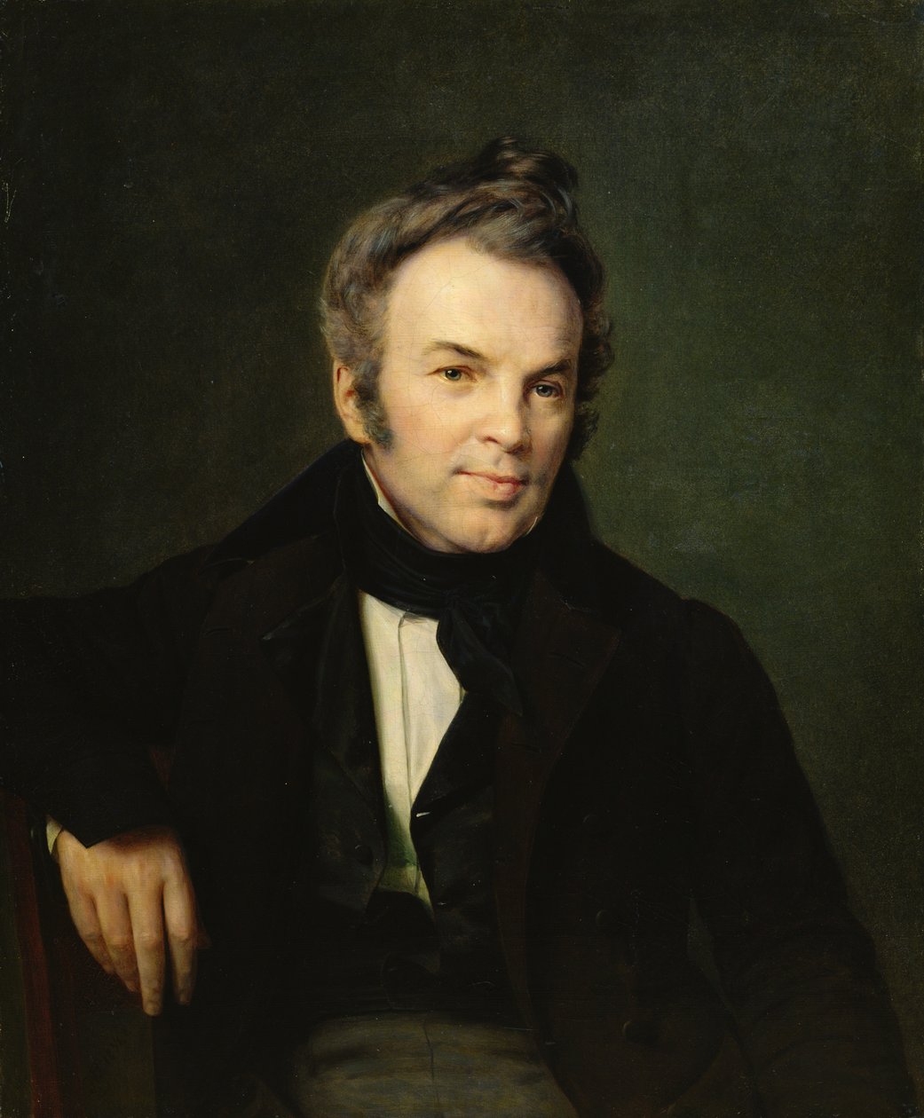 Ivan Lazhechnikov的肖像，1834年 作者 阿列克谢·瓦西里耶维奇·季拉诺夫（Alexei Vasilievich Tyranov）