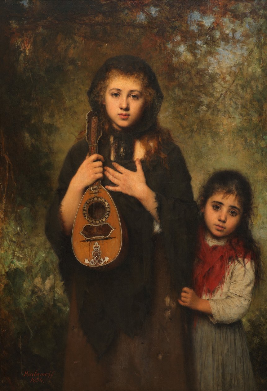 La Cigale, 1894 作者 阿列克谢·阿列克谢耶维奇·哈拉莫夫