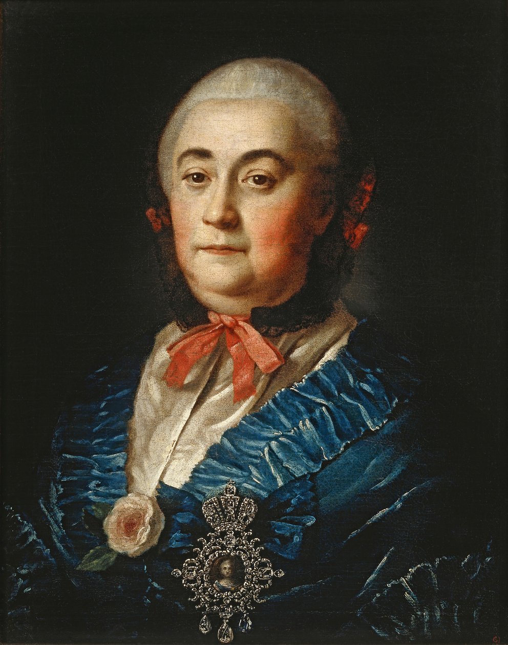 阿纳斯塔西娅·伊斯玛洛娃（Anastasia Izmaylova）的肖像，1703-1761年，1759年 作者 阿列克谢·彼得罗维奇·安特洛托夫