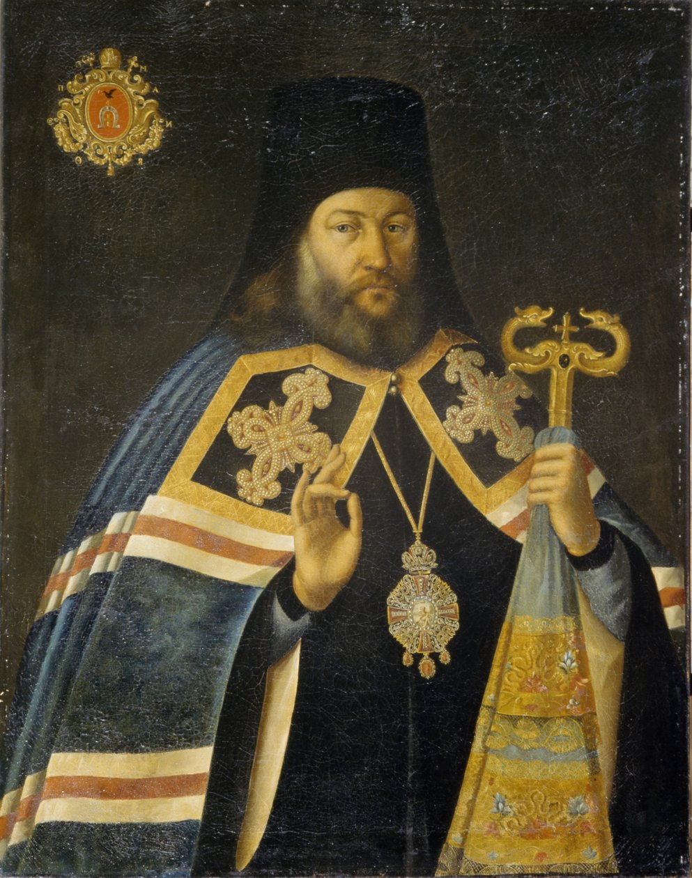 Theodosius Yankovsky，圣彼得堡大主教，亚历山大·涅夫斯基修道院修道院院长，1770年代 作者 阿列克谢·彼得罗维奇·安特洛托夫