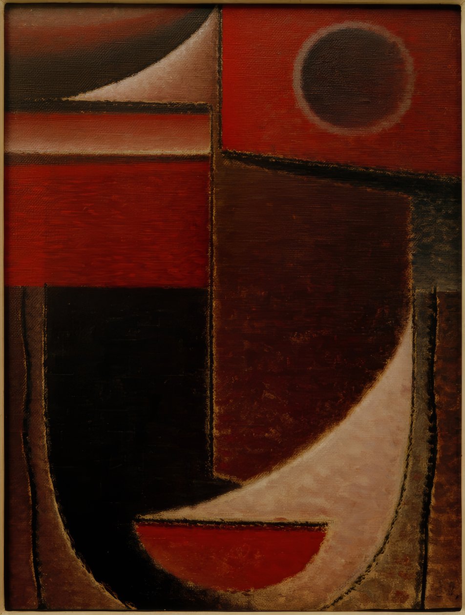 摘要头：红灯，1930年 作者 阿列克谢·冯·贾伦斯基