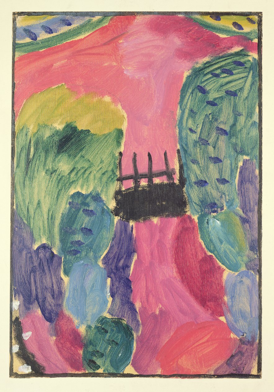 红十字路，1915年 作者 阿列克谢·冯·贾伦斯基