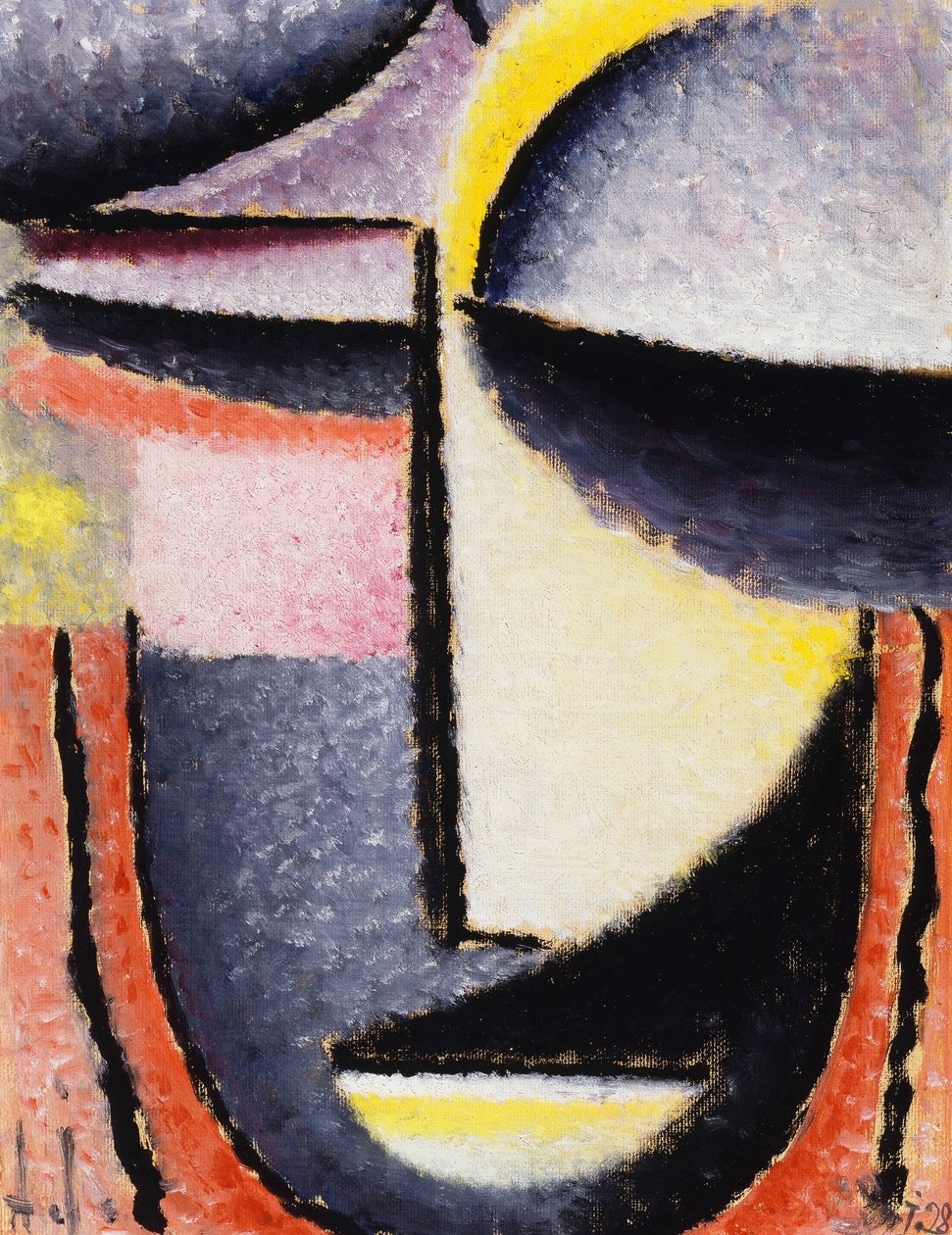 内景，1928年 作者 阿列克谢·冯·贾伦斯基