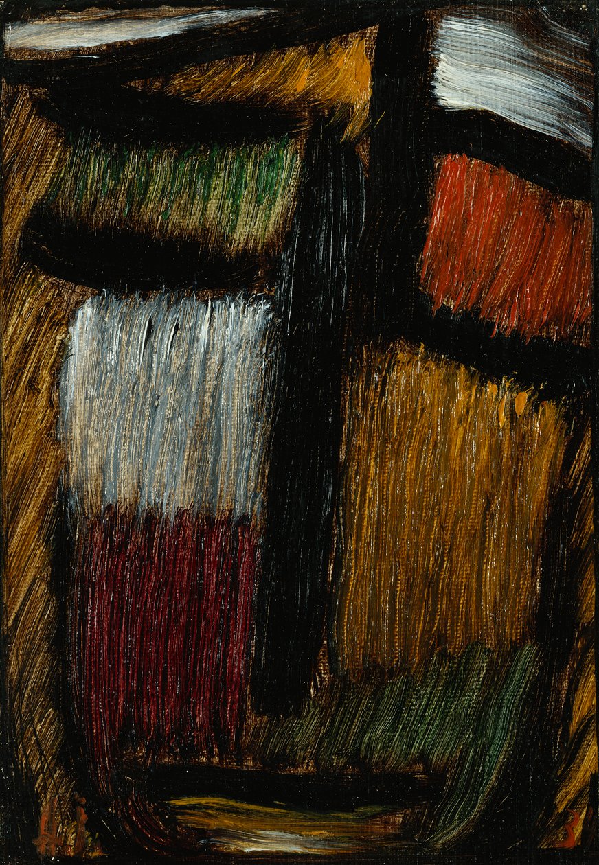 冥想，1934年 作者 阿列克谢·冯·贾伦斯基