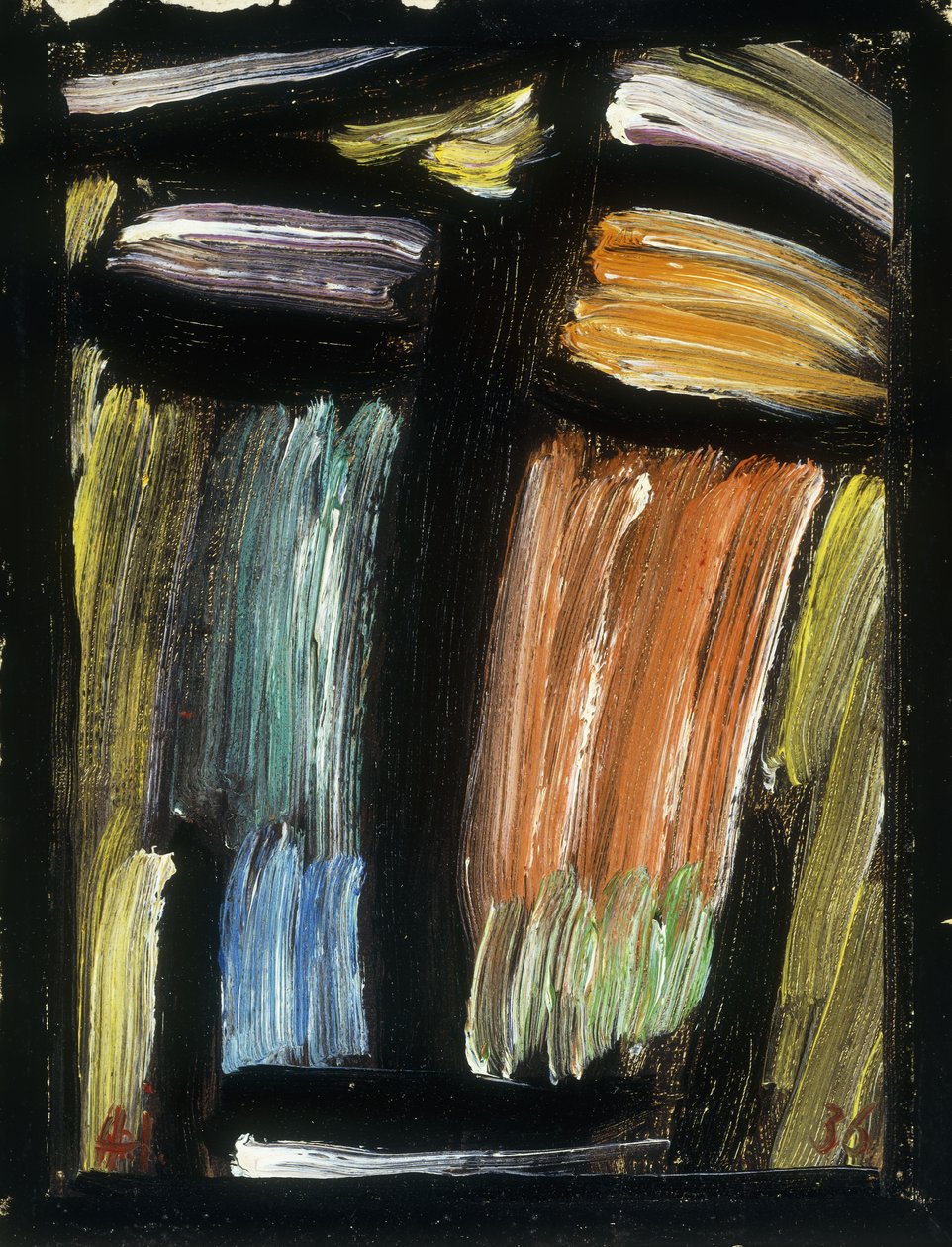 冥想，1936年 作者 阿列克谢·冯·贾伦斯基