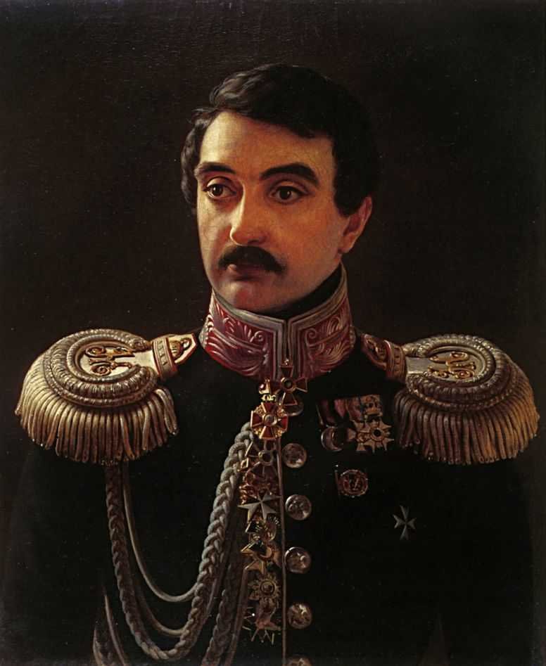 作曲家Alexis Lvov 1798-1870n的肖像 作者 阿列克谢·瓦西里耶维奇·季拉诺夫（Alexei Vasilievich Tyranov）