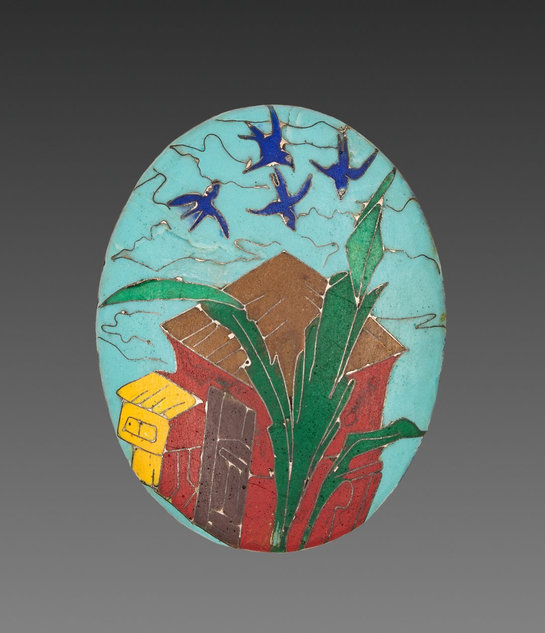小盒面板1 of 4, 1800年代。 作者 亚历克西斯·法利兹（Alexis Falize）