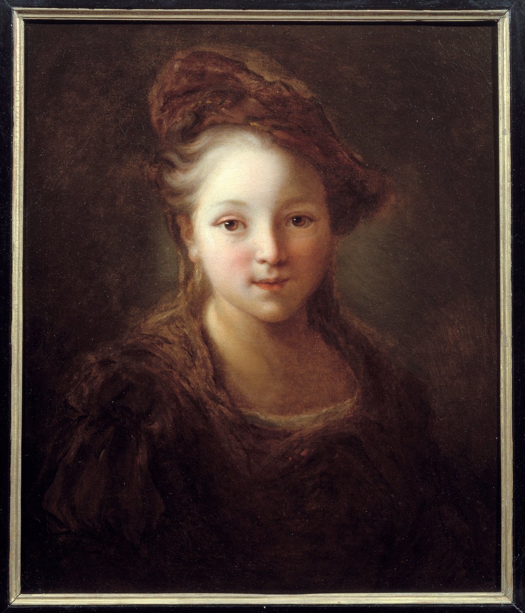 少女肖像。亚历克西斯-格里穆（Alexis Grimou，1680-1740 年）创作，约 1720 年。亚眠，皮卡第博物馆 - 少女肖像。让-亚历克西斯-格里穆（1680-1740 年）的画作，约创作于 1720 年。法国亚眠皮卡第博物馆 作者 亚历克西斯·格里穆