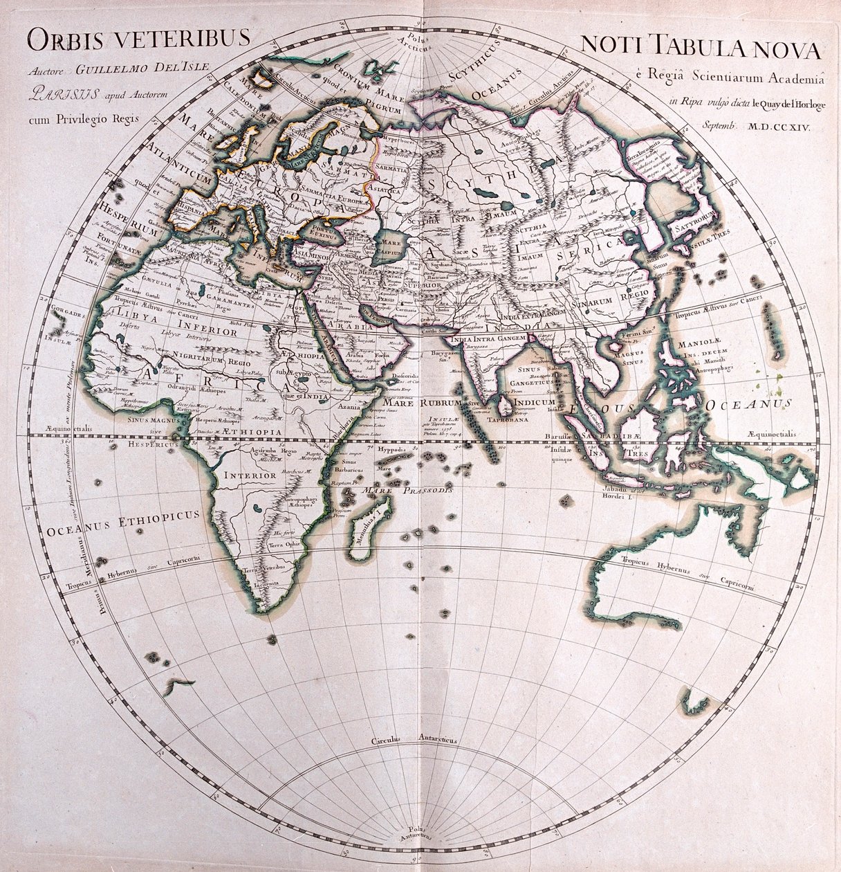 世界地图 作者 亚历克西斯·休伯特·贾洛特