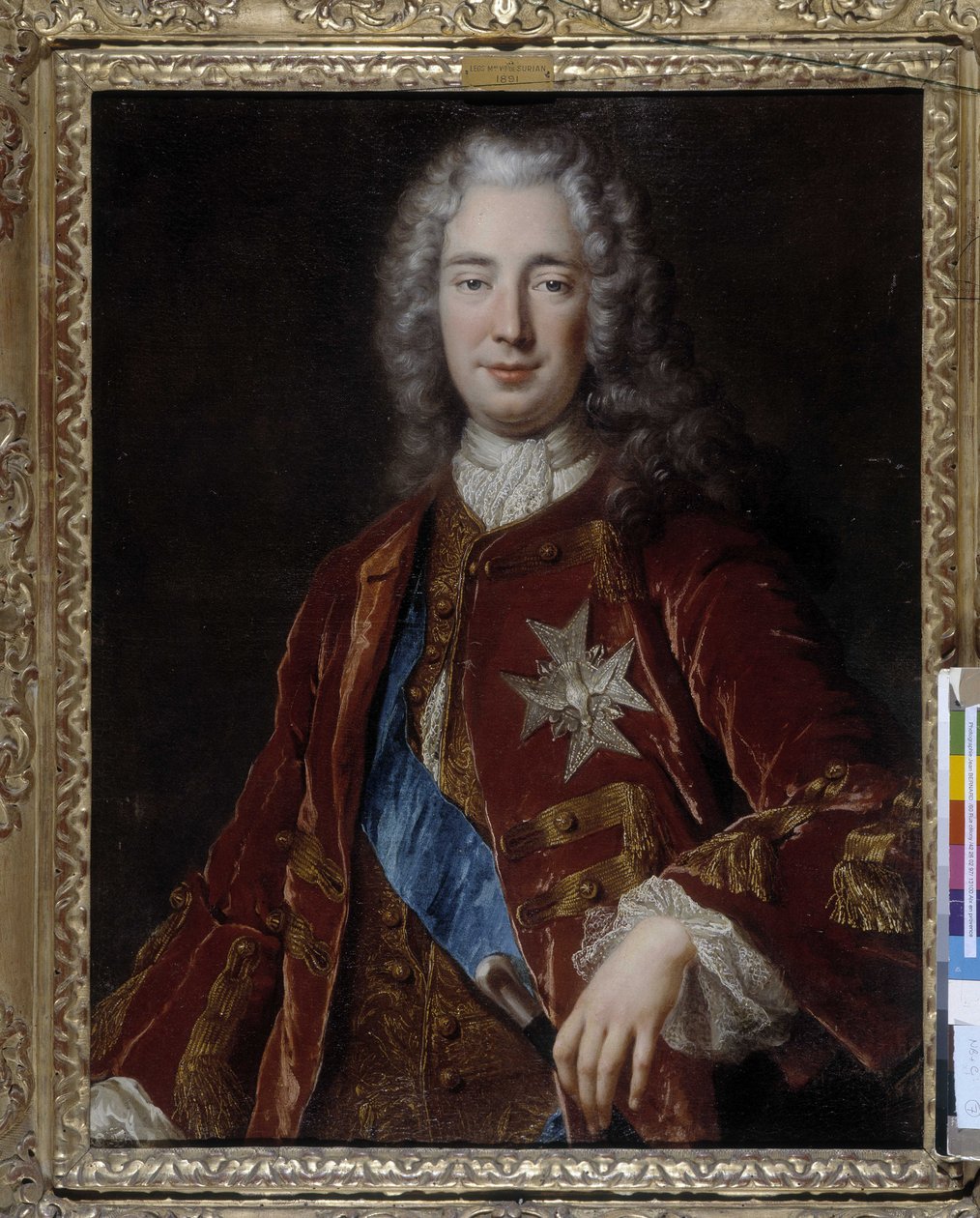 Portrait of a knight of the Holy Spirit (painting) 作者 亚历克西斯·西蒙·贝儿