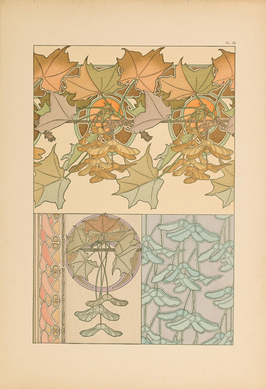 装饰性文件，1902年。 作者 阿方斯·玛丽·穆夏