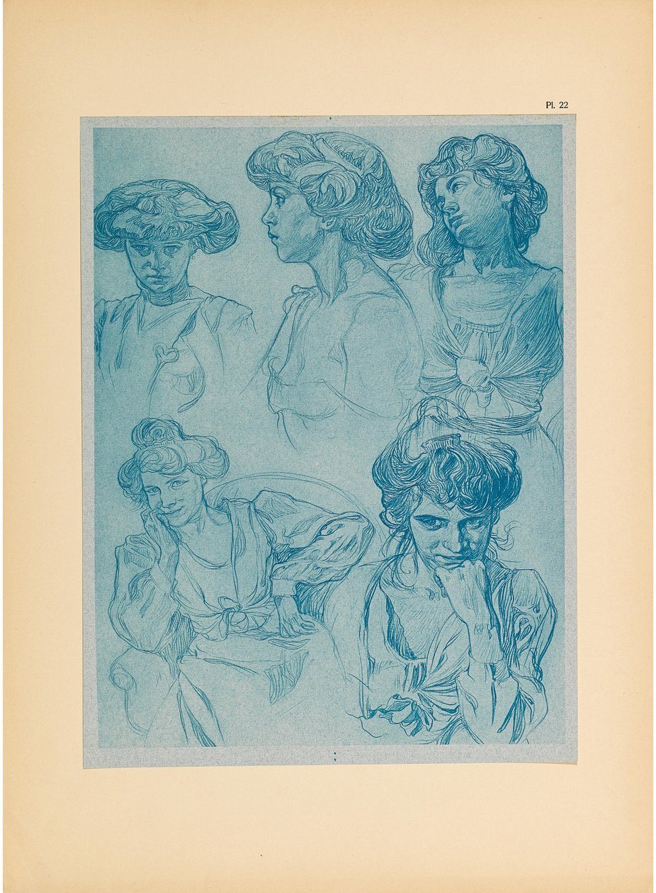 装饰性文件，1902年。 作者 阿方斯·玛丽·穆夏