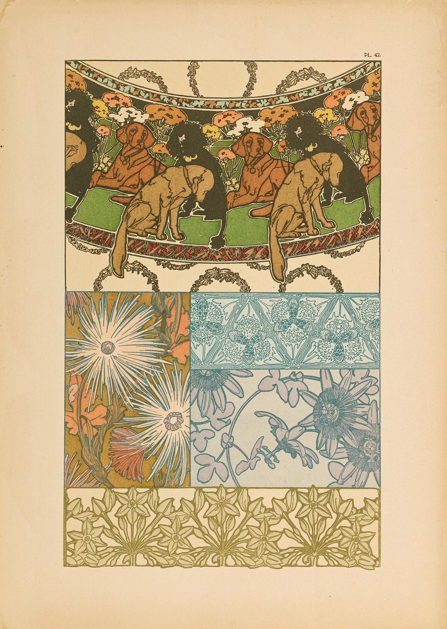 装饰性文件，1902年。 作者 阿方斯·玛丽·穆夏