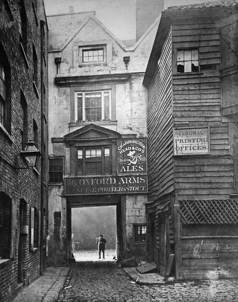 The Oxford Arms，Warwick Lane，1875 作者 阿尔弗雷德和约翰·布尔