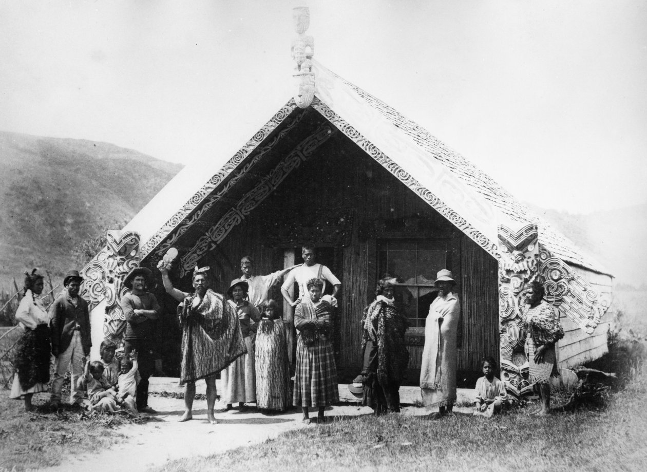 众议院 -  Wairoa，c.1865-70 作者 阿尔弗雷德·伯顿