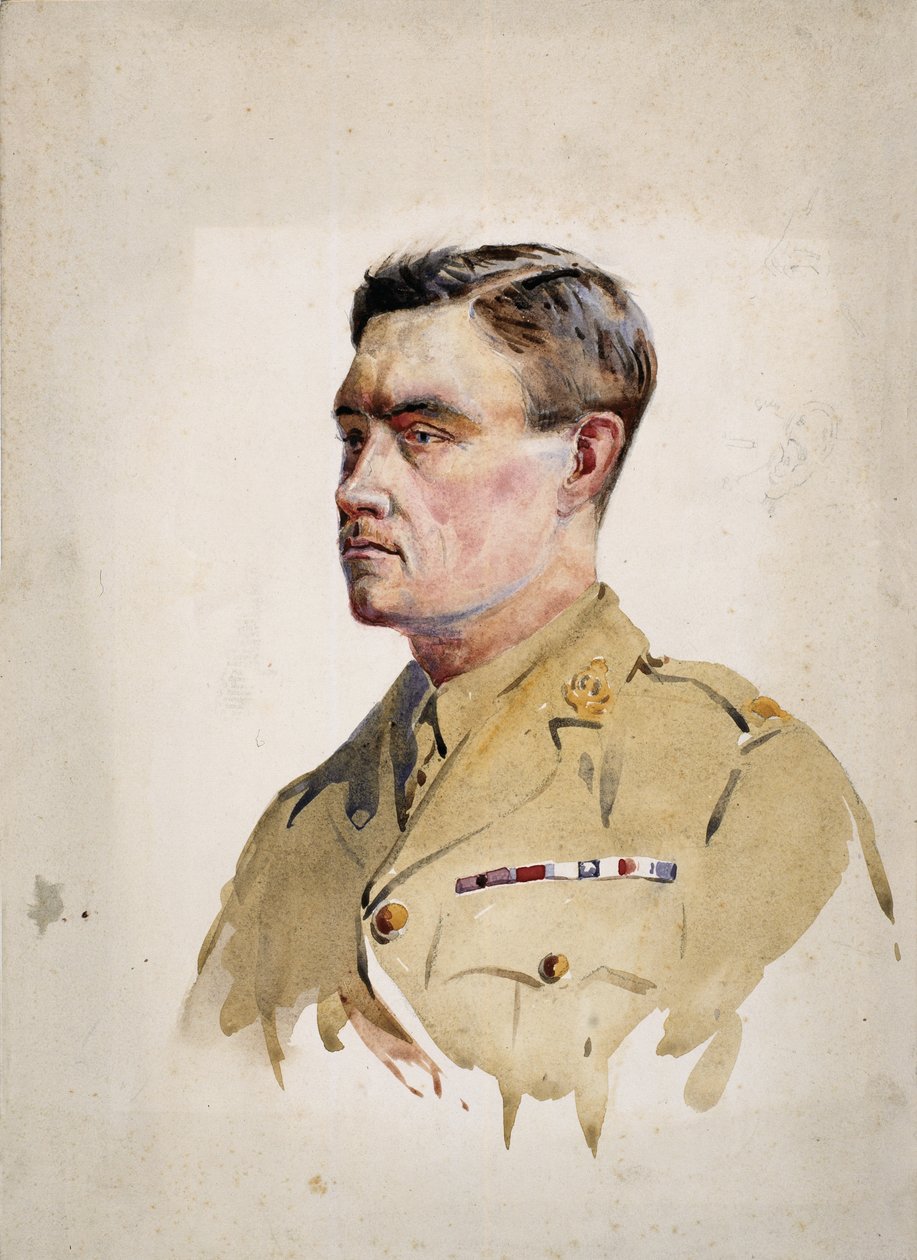 主要的A. Martin-Leake，VC，1902年 作者 阿尔弗雷德·克劳迪·洛维特（Alfred Crowdy Lovett）