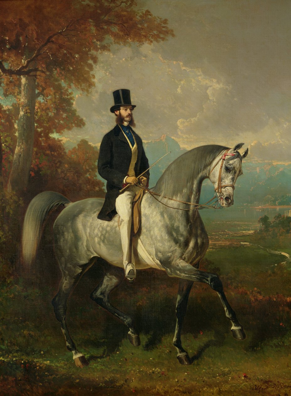 Alfred de Montgomery伯爵（1810-91）1850-60 作者 阿尔弗雷德德勒