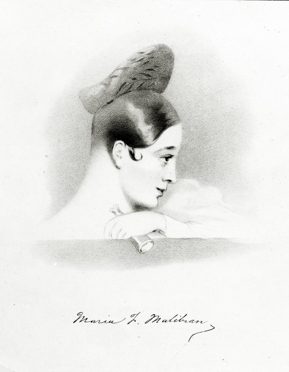 Marie Malibran，由Richard James Lane于1836年刻 作者 阿尔弗雷德·爱德华·沙隆
